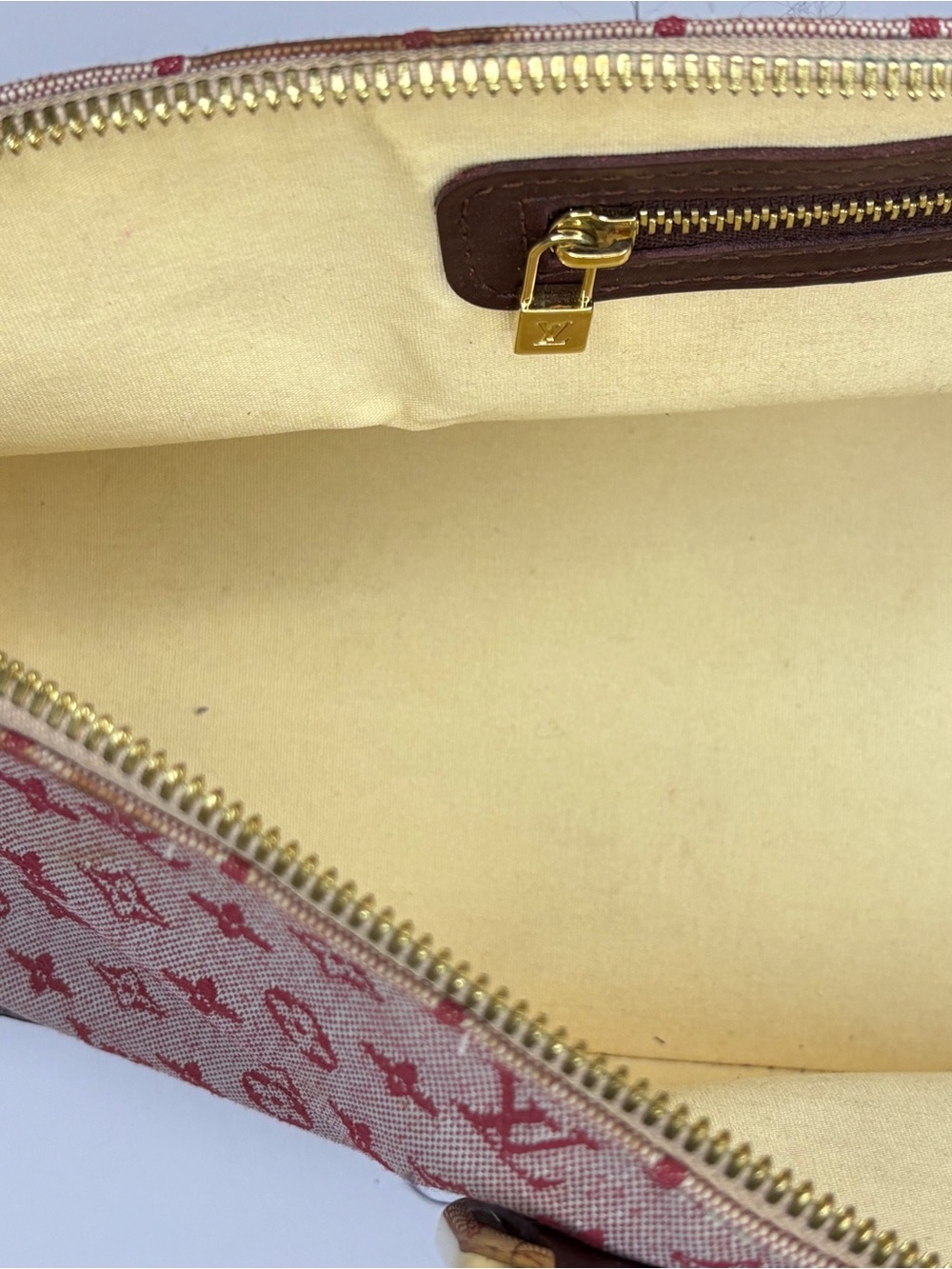 Louis Vuitton Pink Monogram Canvas Mini Top Handle Bag with Burgundy Trim - Picture 6 of 6